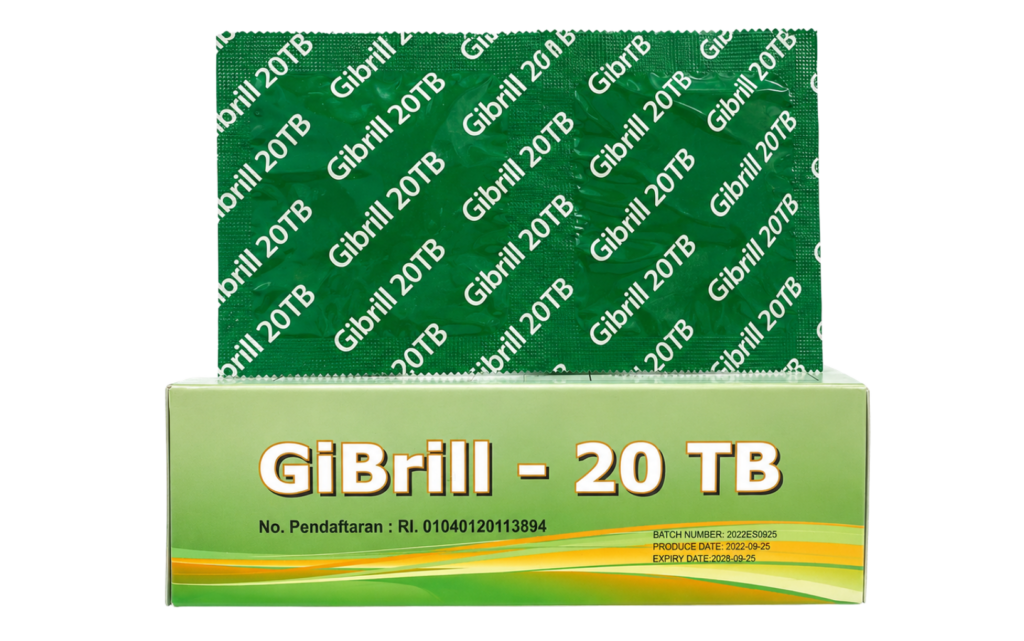 Zat pengatur tanaman Berbentuk Tablet